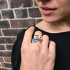 Vine Ring with Blue Topaz