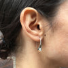 Sterling Silver Flourish Earrings