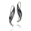 Sterling Silver Ribbon Earrings