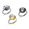 Sterling Silver and Pearl Oyster Rings
