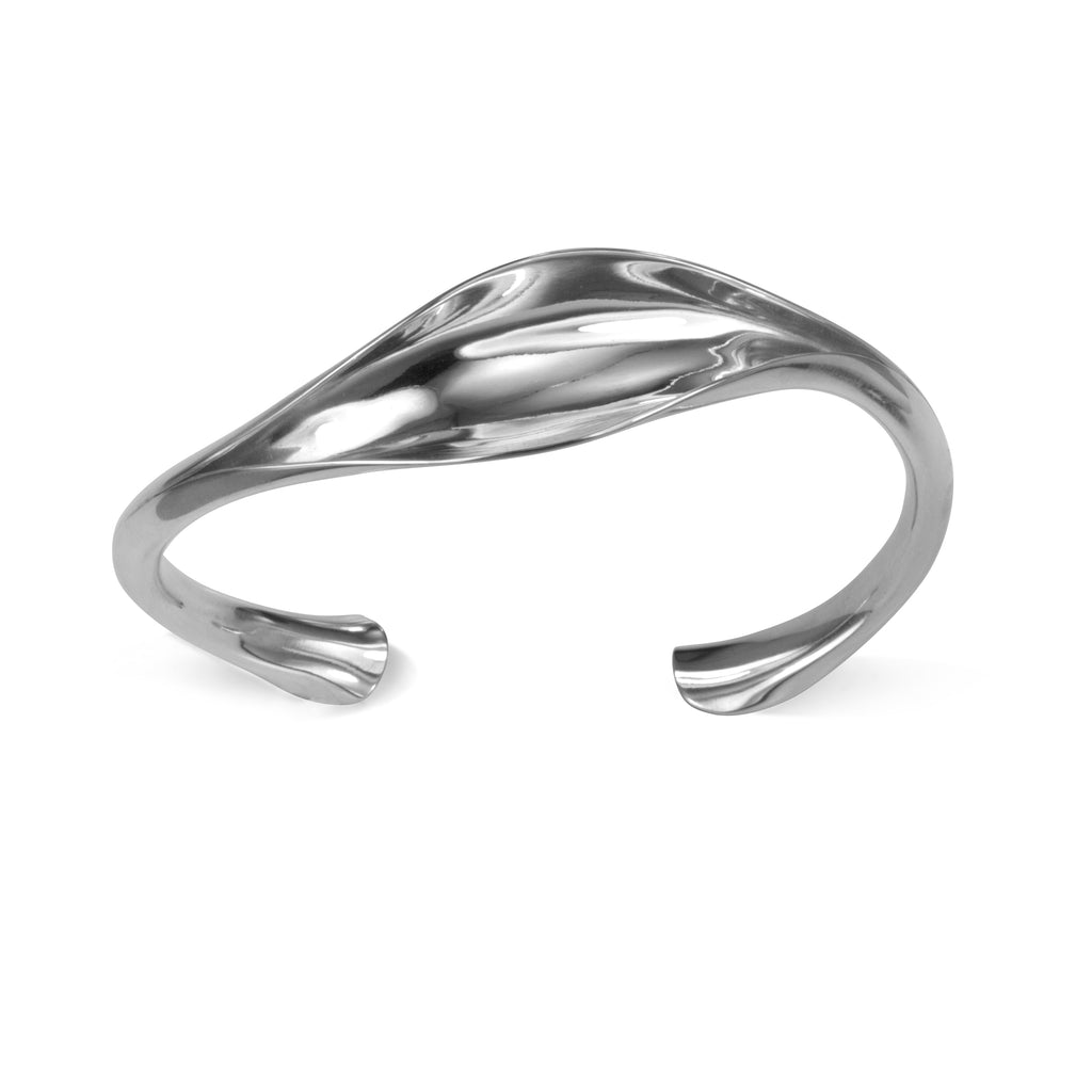 Sterling Silver Flourish Cuff Bracelet