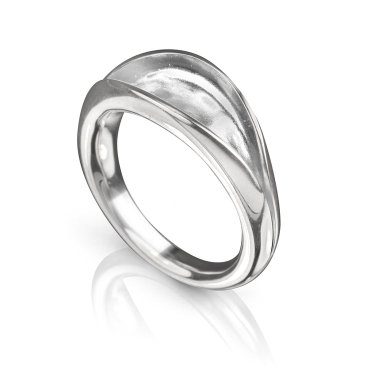 Flourish Ring, oxidized silver