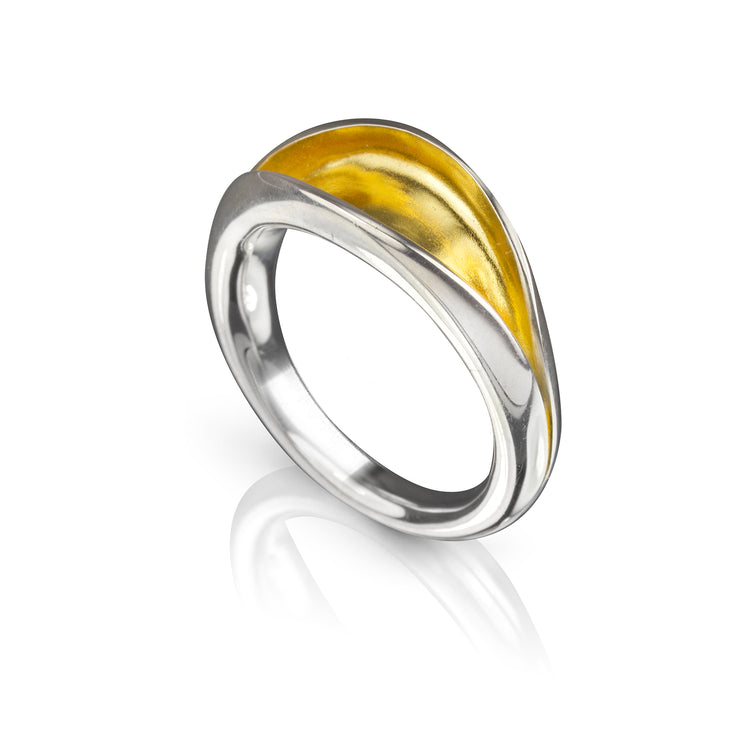 Flourish Ring, oxidized silver