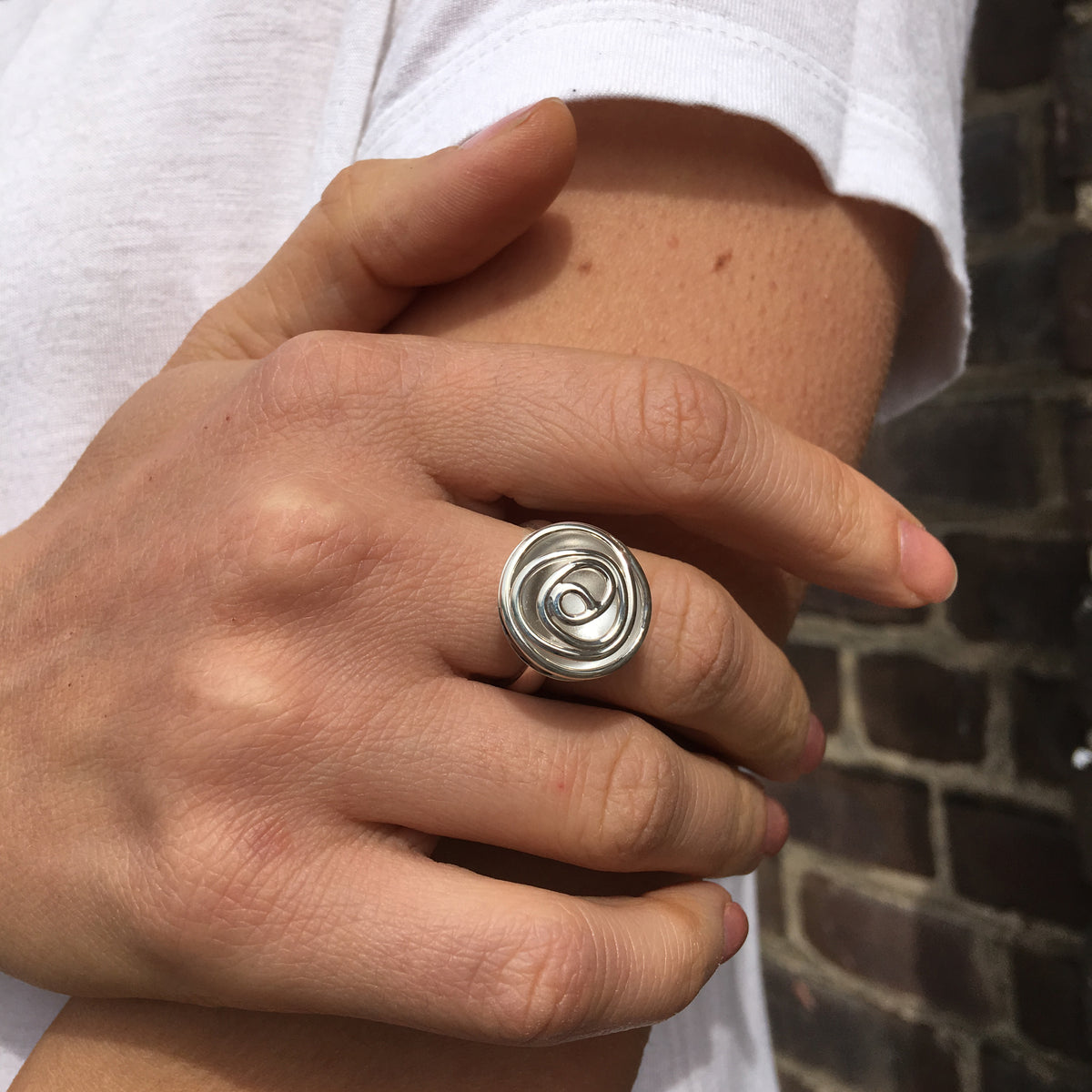 Single Rose Bud Ring