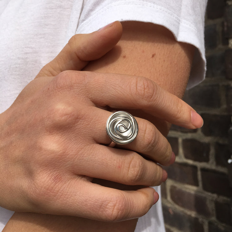 Single Rose Bud Ring