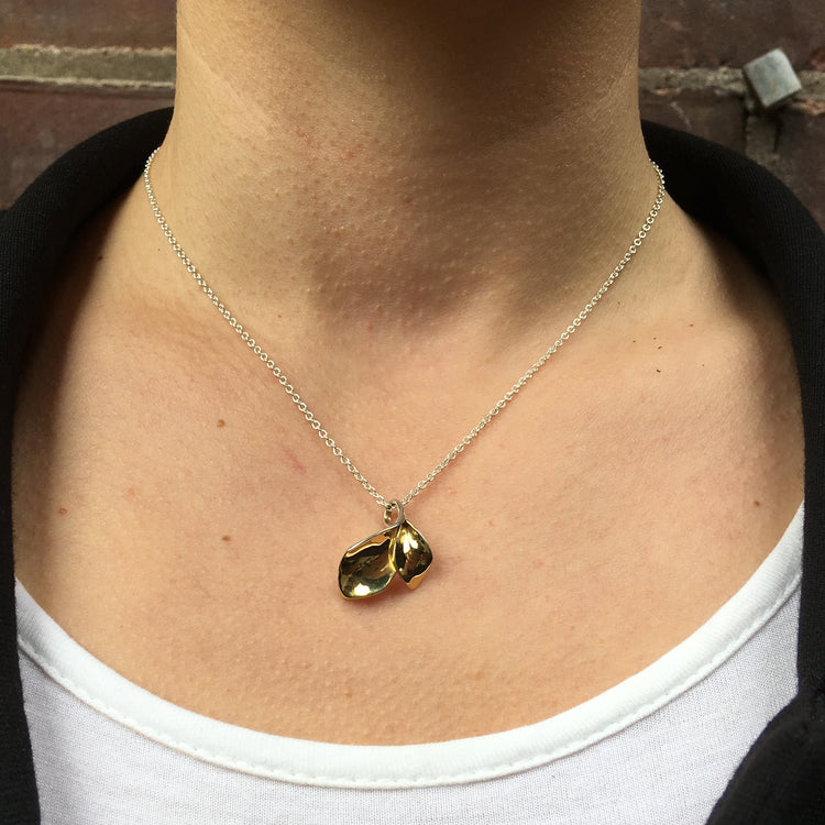 Sterling Silver Vine Leaf Pendant