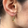 18K Gold Flourish Earrings (small)