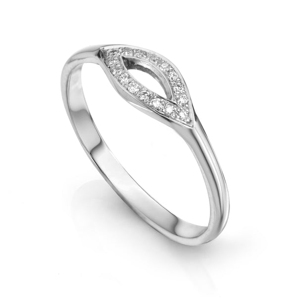 Marquee Ring 14K White Gold
