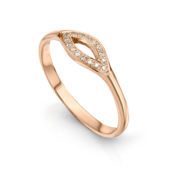 Marquee Ring 14K Rose Gold
