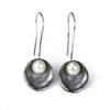 Oyster Silver Earrings with pearls