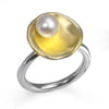 Sterling Silver and Pearl Oyster Rings
